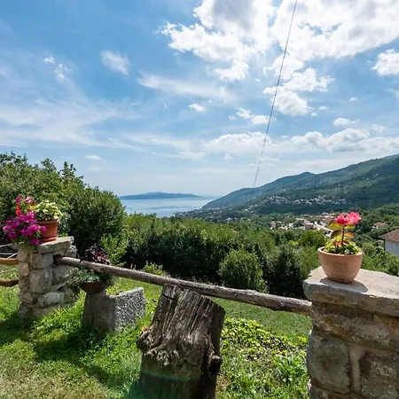 Sea View With Garden Near Opatija Apartment Veprinac